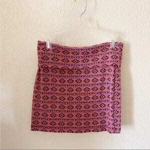 Nollie Aztec Knit Mini Skirt